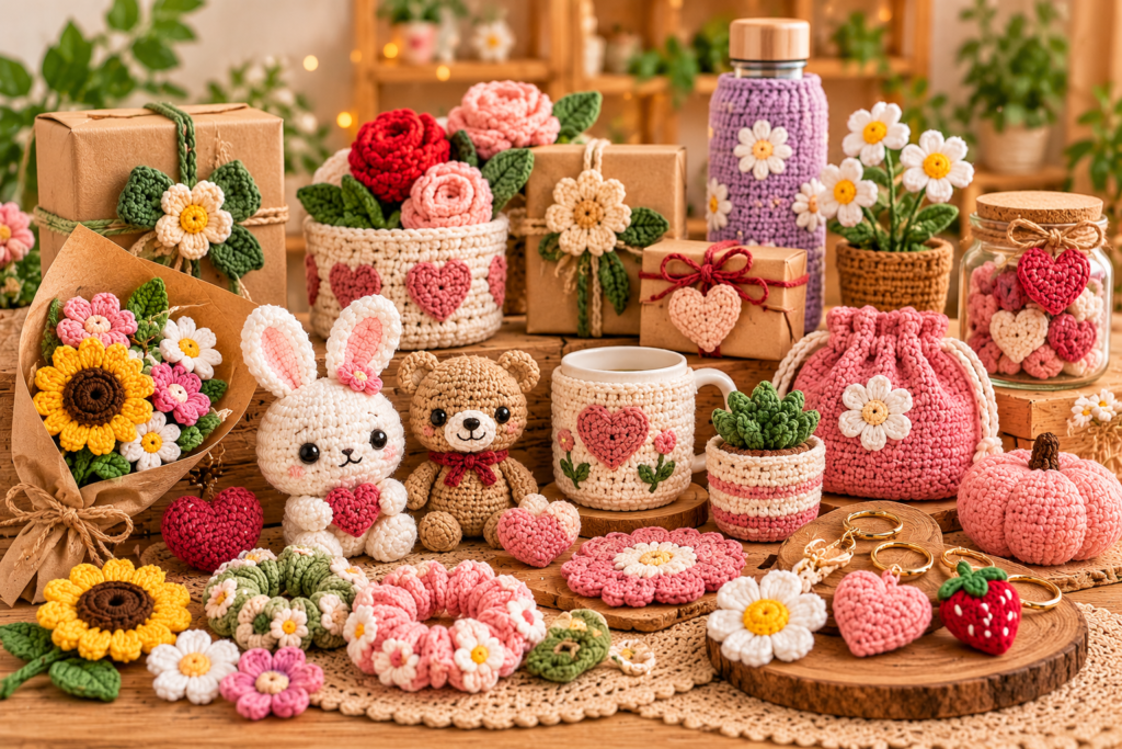 Handmade crochet gifts